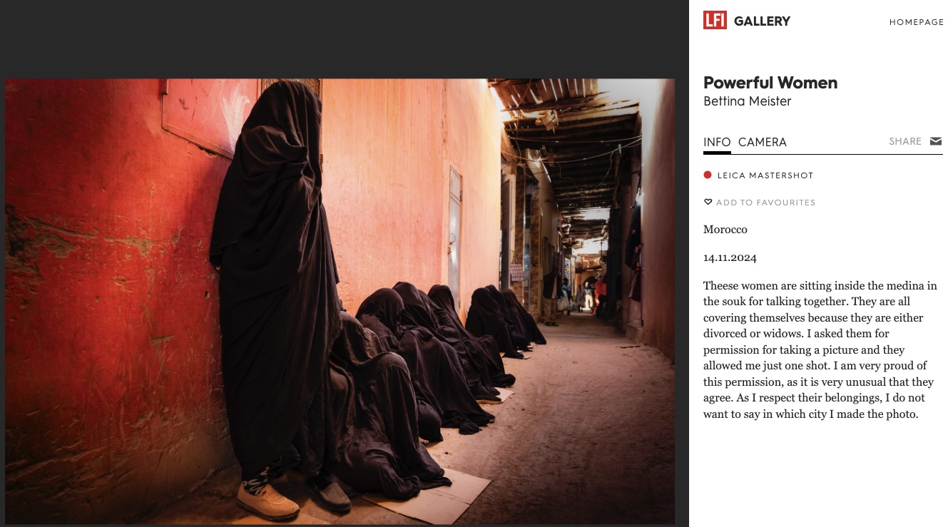 LFI / Leica Fotografie International : Mastershot LFI-Gallery von Fotografin Bettina Meister