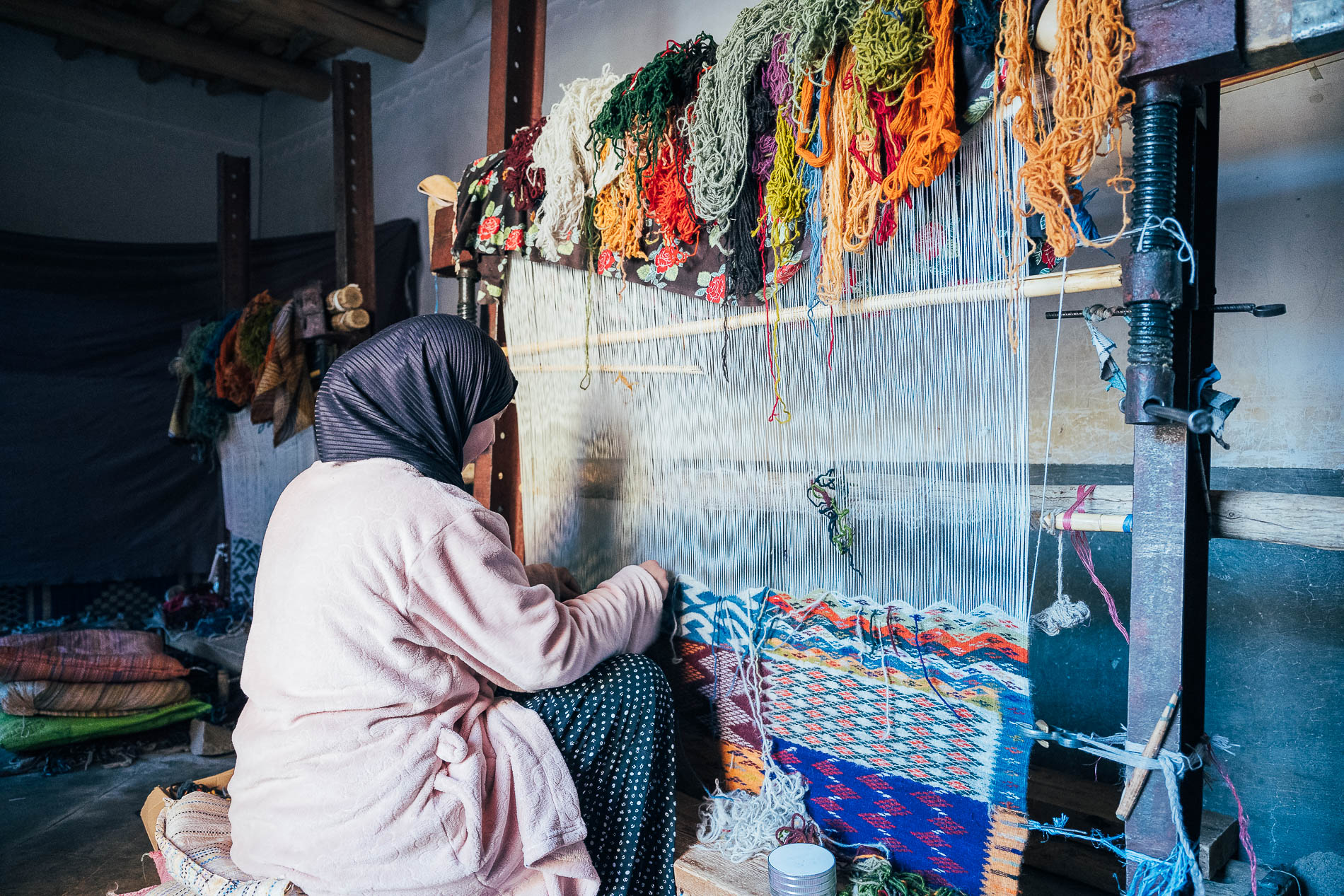 Fotoreise Marokko - Teppichweberei
